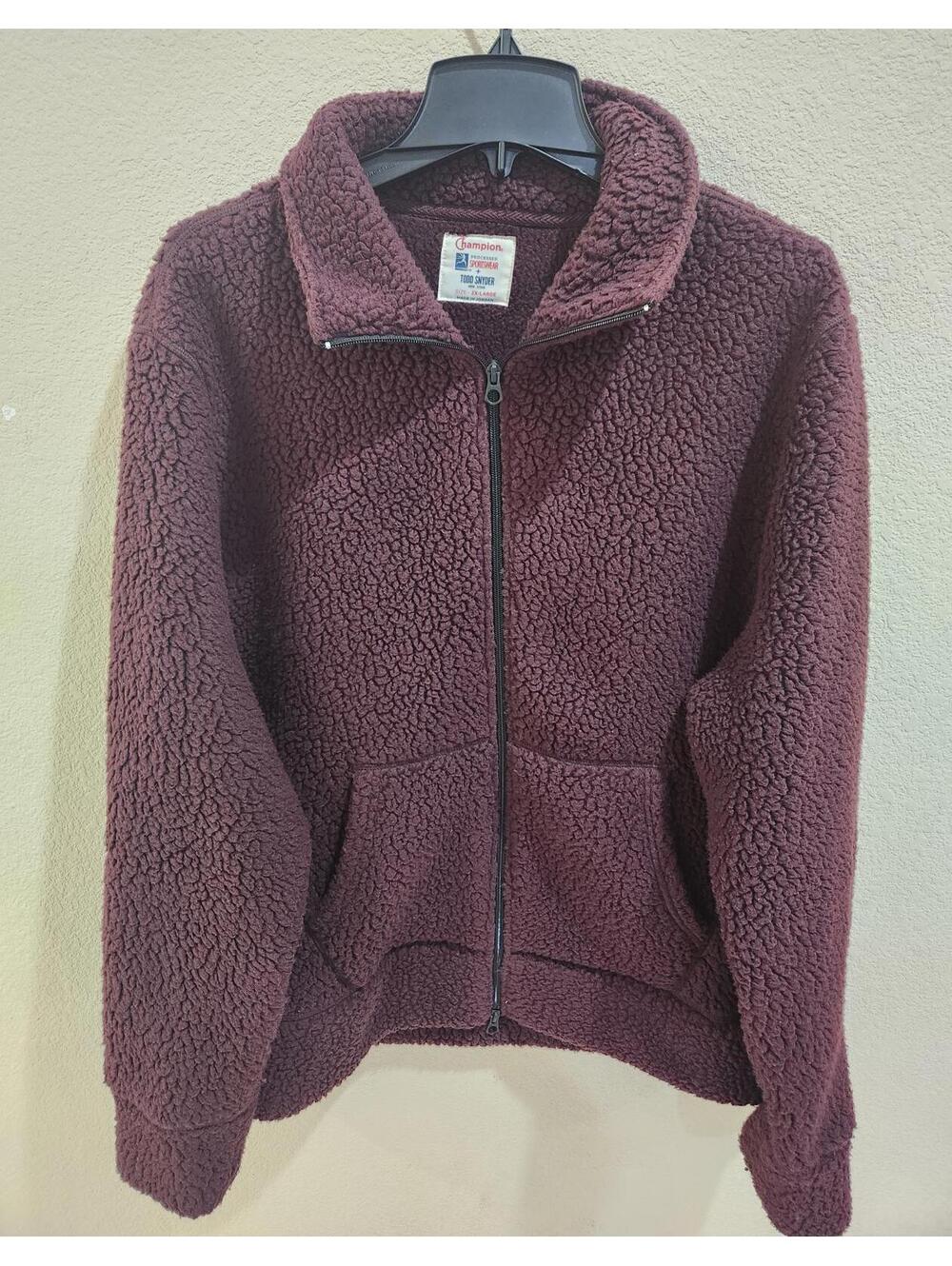Champion Sportswear x Todd Snyder Zip Up Polartec Fleece Sherpa Jacket 2XL XXL - Picture 13 of 13
